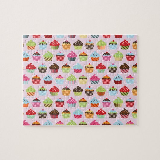 Mooie Cupcakes Legpuzzel (Horizontaal)