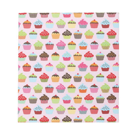 Mooie Cupcakes Notitieblok (Voorkant)