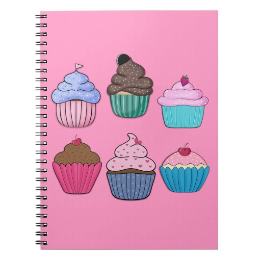 Mooie Cupcakes Notitieboek (Voorkant)