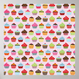 Mooie Cupcakes Poster