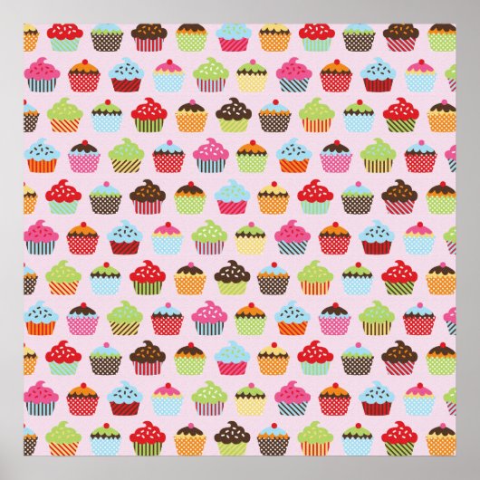 Mooie Cupcakes Poster (Voorkant)