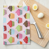 Mooie Cupcakes Theedoek (Quarter Fold)
