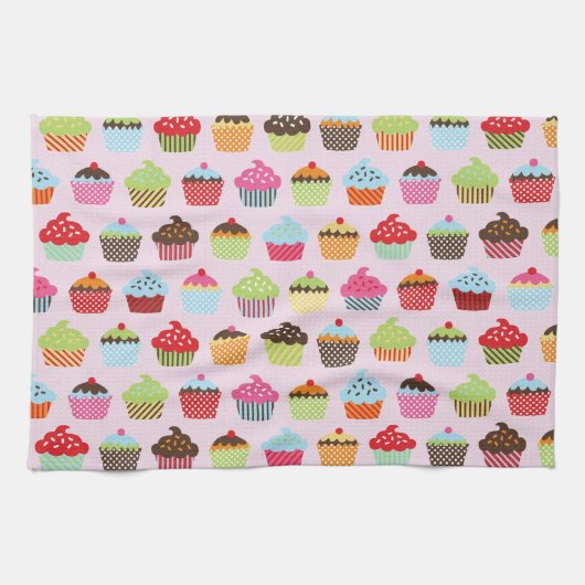 Mooie Cupcakes Theedoek (Horizontaal)