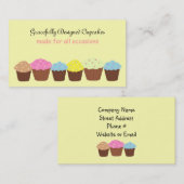 Mooie Cupcakes Visitekaartje (Voorkant / Achterkant)
