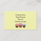 Mooie Cupcakes Visitekaartje (Achterkant)