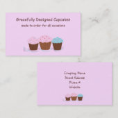 Mooie Cupcakes Visitekaartje (Voorkant / Achterkant)