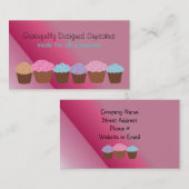 Mooie Cupcakes Visitekaartje (Voorkant / Achterkant)