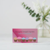 Mooie Cupcakes Visitekaartje (Staand voorkant)