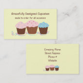 Mooie Cupcakes Visitekaartje (Voorkant / Achterkant)