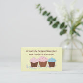 Mooie Cupcakes Visitekaartje (Staand voorkant)