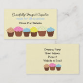 Mooie Cupcakes Visitekaartje (Voorkant / Achterkant)