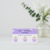Mooie Cupcakes Visitekaartje (Staand voorkant)
