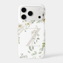 Mooie Custom Initiaal Z Met Zachte kleur bloem