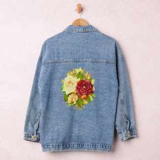 Mooie Custom Vrouwen Denim Jean Jacket Butter