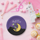 Mooie Cute Halloween Witch Papieren Bordje (Feest)