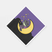 Mooie Cute Halloween Witch Servet (Hoek)