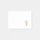 Mooie Cute Potplant Post-it® Notes (Voorkant)