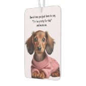 Mooie Dachshund Luchtverfrisser (Links)