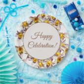 Mooie Daffodils Flowers Custom Paper Borden Papieren Bordje (Feest)