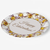 Mooie Daffodils Flowers Custom Paper Borden Papieren Bordje (Gekanteld)