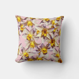 Mooie Daffodils Flowers Throw Cushion Kussen