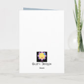 Mooie dag Afrikaanse / Afro-Amerikaanse blanco beg Kaart (Achterkant)