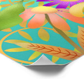 Mooie Dag Aqua Poster (Hoek)