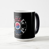 Mooie dag beter nacht met dankbaarheid magische mok (Voorkant rechts)