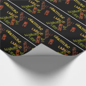 Mooie dag beter 's nachts mooi tekstontwerp cadeaupapier (Hoek)