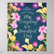 Mooie Dag Blauw Poster