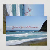 Mooie dag/doorsnee all-occasion nodigt kaart (Voorkant / Achterkant)