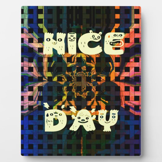 Mooie dag fotoplaat (Voorkant)