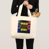 Mooie dag grote tote bag (Voorkant (product))