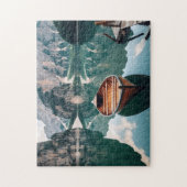 Mooie dag in de berg legpuzzel (Verticaal)