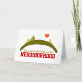 Mooie Dag in de Buurt Feestdagen Kaart (Voorkant)