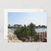 mooie dag in de vijver briefkaart (Voorkant / Achterkant)