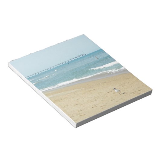 Mooie dag in het strand notitieblok (Schuin)