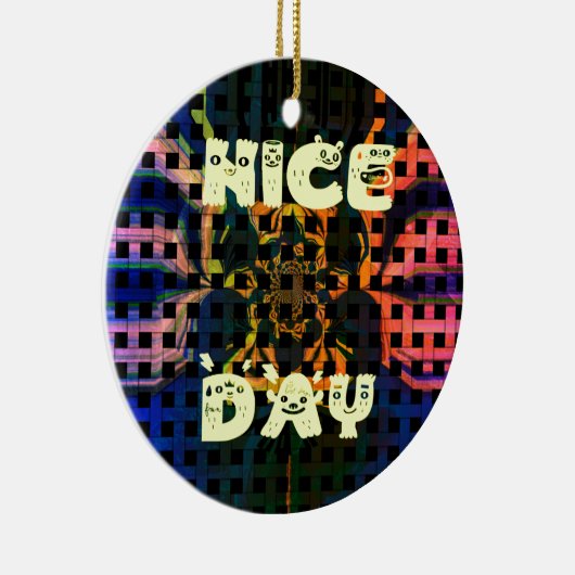 Mooie dag keramisch ornament (Rechts)