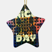 Mooie dag keramisch ornament (Links)