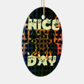 Mooie dag keramisch ornament (Rechts)