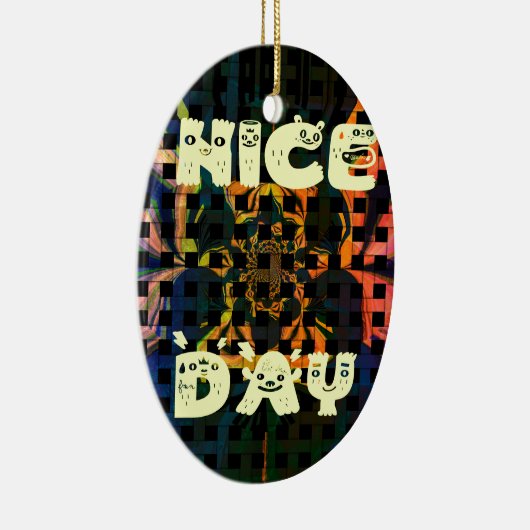 Mooie dag keramisch ornament (Rechts)