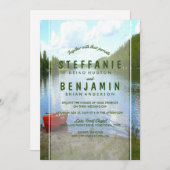 Mooie dag - Lakeside Wedding Event Party Kaart (Voorkant / Achterkant)