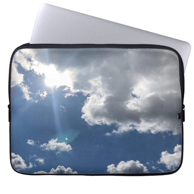 Mooie dag laptop sleeve (Voorkant)