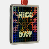 Mooie dag metalen ornament (Rechts)