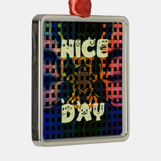 Mooie dag metalen ornament (Rechts)