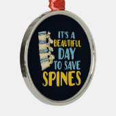 Mooie dag om stekels te besparen metalen ornament (Rechts)