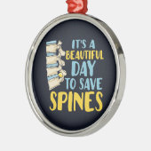 Mooie dag om stekels te besparen metalen ornament (Links)