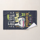 Mooie dag om tanden te redden tandarts praktijk ve handdoek (Handdoek)