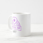 Mooie dag om te leren ART Teacher Koffiemok (Voorkant links)