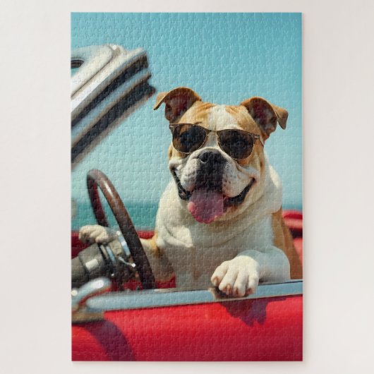 Mooie Dag om te Rijden Legpuzzel (Verticaal)